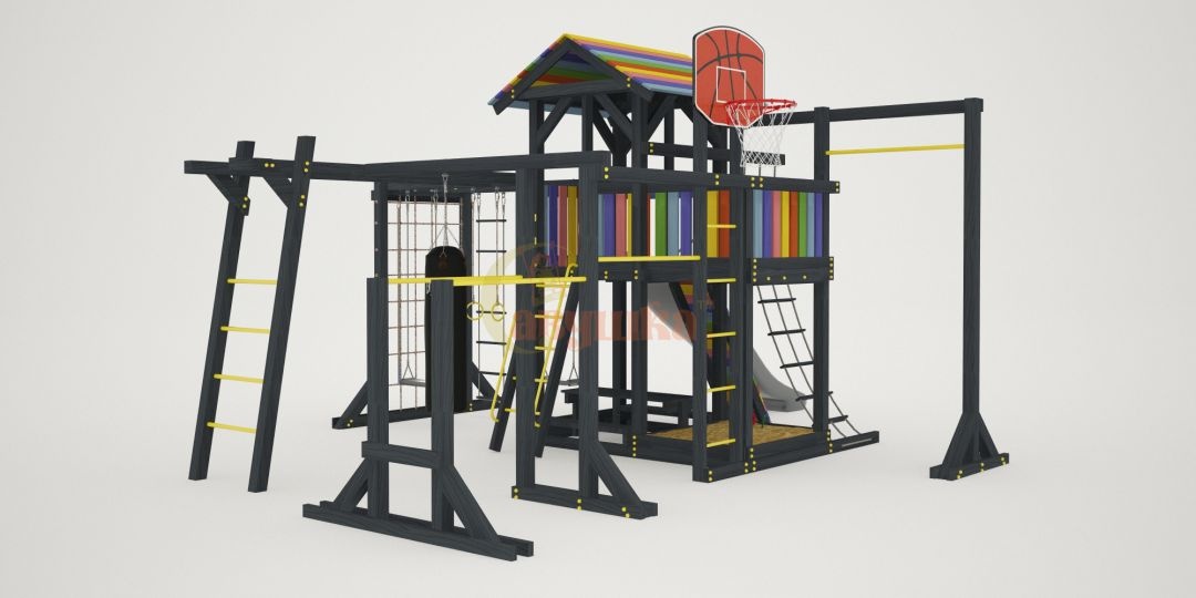 Детская площадка Савушка 2 BLACK EDITION